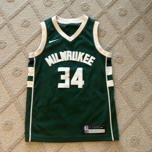 Kids Antetokounmpo Milwaukee 34 Jersey